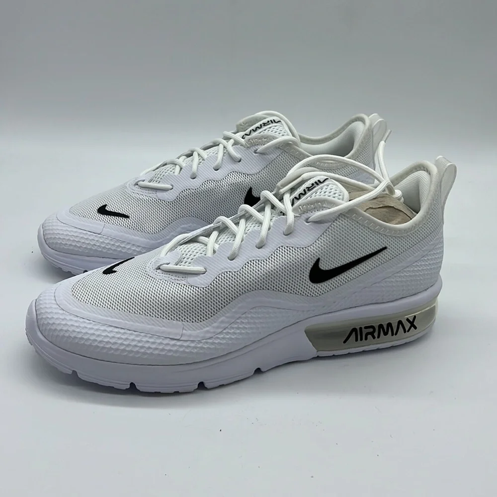 WMNS Nike Air Max Sequent 4.5 White Black BQ8824-100 Women’s Running - Picture 5 of 7